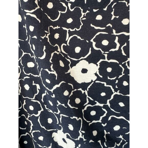 Pendleton Blue White Floral Stretch Office Work Career Sheath Dress Size Large - Picture 5 of 11